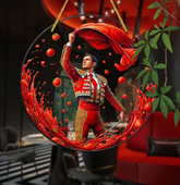 Spanish Style Decor – Vibrant Spanish Bullfighter & Tomatina Battle Art